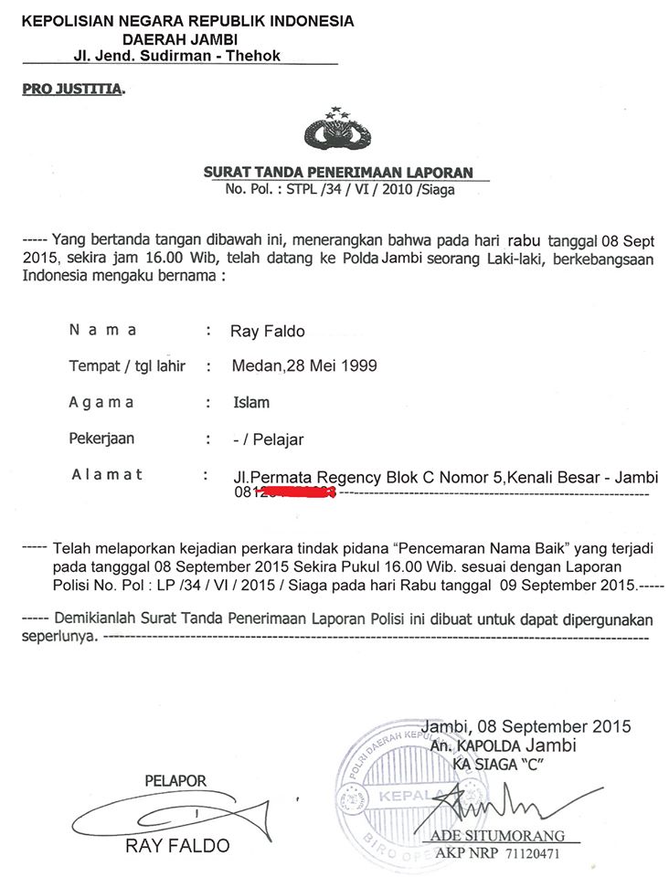 Anti Jonru Terbukti Pembohong dengan Surat Fiktif Kepolisian Anti Jonru Terbukti Pembohong dengan Surat Fiktif Kepolisian