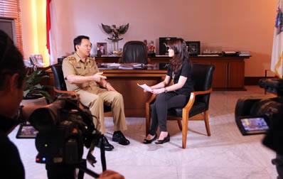 Image result for ahok wawancara METRO TV