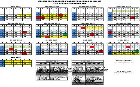 Kalender Pendidikan 2013/2014 Kalender Pendidikan 2013/2014