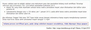 Jangan Bingung Dengan UKA 2013 untuk Mata Pelajaran TIK Jangan Bingung Dengan UKA 2013 untuk Mata Pelajaran TIK