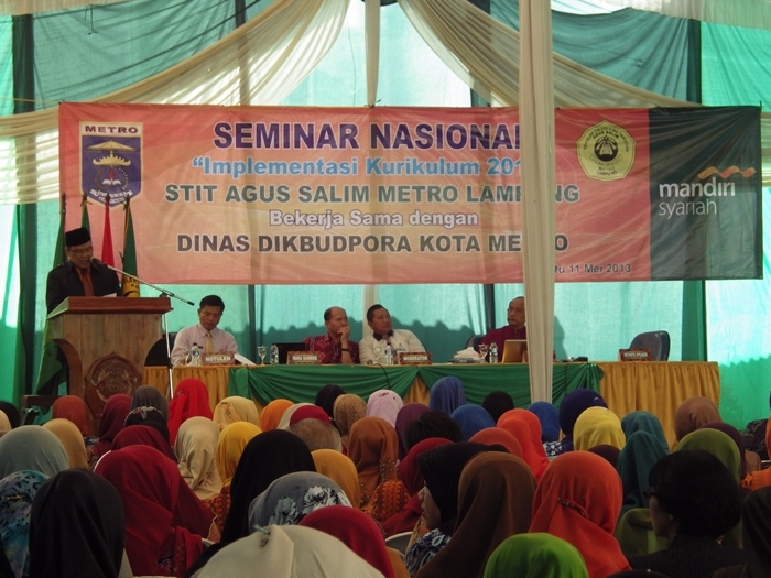 STIT Agus Salim dan Dinas Pendidikan Metro Gelar Seminar Nasional “Implementasi Kurikulum 2013” STIT Agus Salim dan Dinas Pendidikan Metro Gelar Seminar Nasional “Implementasi Kurikulum 2013”