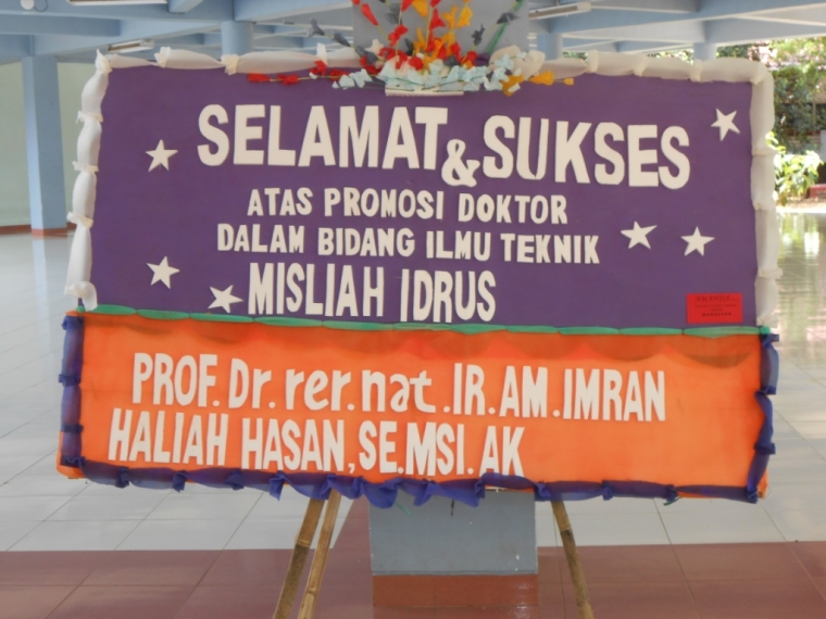 CONGRATULATION TO DOSEN UNHAS, Dr.Ir.MISLIAH IDRUS,MS.Tr CONGRATULATION TO DOSEN UNHAS, Dr.Ir.MISLIAH IDRUS,MS.Tr