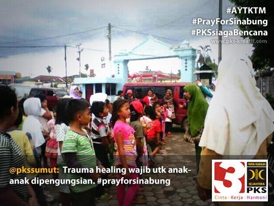 PKS = Peduli Korban Sinabung PKS = Peduli Korban Sinabung