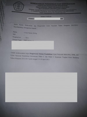 Suka Duka Jadi Pengawas UN (4) Protes Honor Suka Duka Jadi Pengawas UN (4) Protes Honor