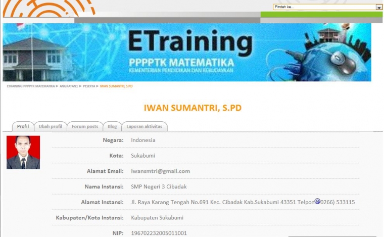 Guru Matematika Belajar Internet! Kenapa Tidak? Guru Matematika Belajar Internet! Kenapa Tidak?