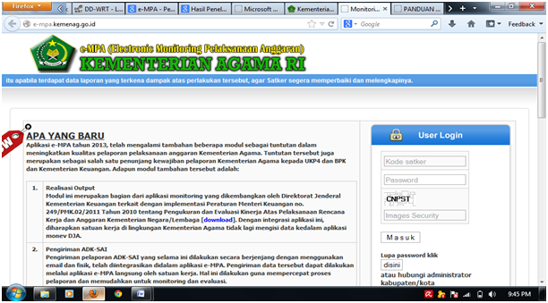 E-Government (E-MPA Kementerian Agama) E-Government (E-MPA Kementerian Agama)
