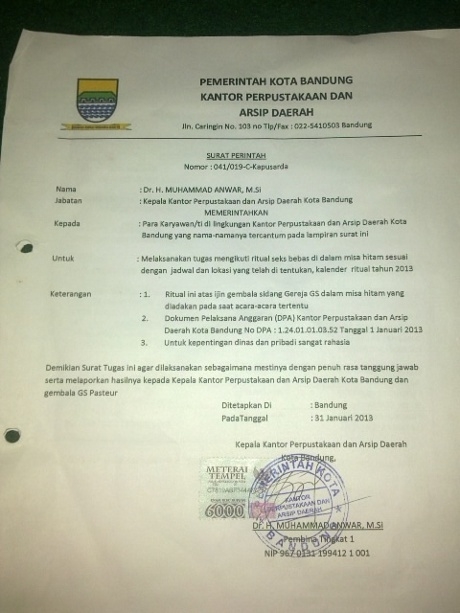 Menelusuri Pelaku Pengedar Surat Ritual Seks di Pusarda Bandung Menelusuri Pelaku Pengedar Surat Ritual Seks di Pusarda Bandung