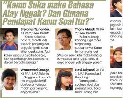 Pro Kontra Bahasa Alay Pro Kontra Bahasa Alay