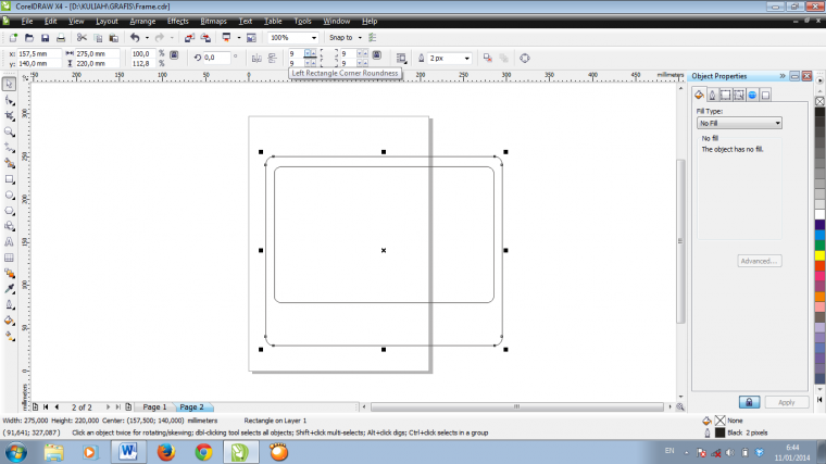 Membuat Frame untuk Foto dengan Corel Draw Membuat Frame untuk Foto dengan Corel Draw