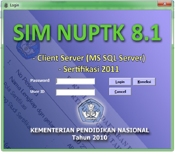Pengajuan NUPTK: Mintalah Software SIM NUPTK Pengajuan NUPTK: Mintalah Software SIM NUPTK