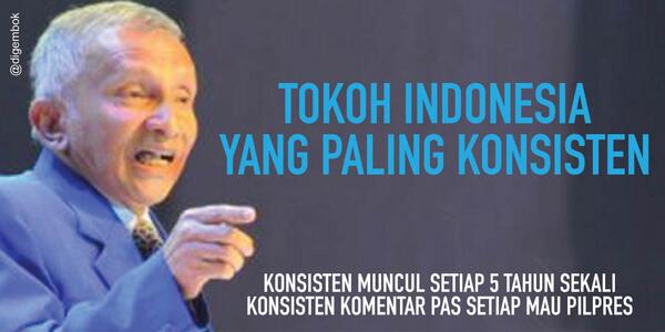 Hasil gambar untuk amien rais jelek Vs Jokowi