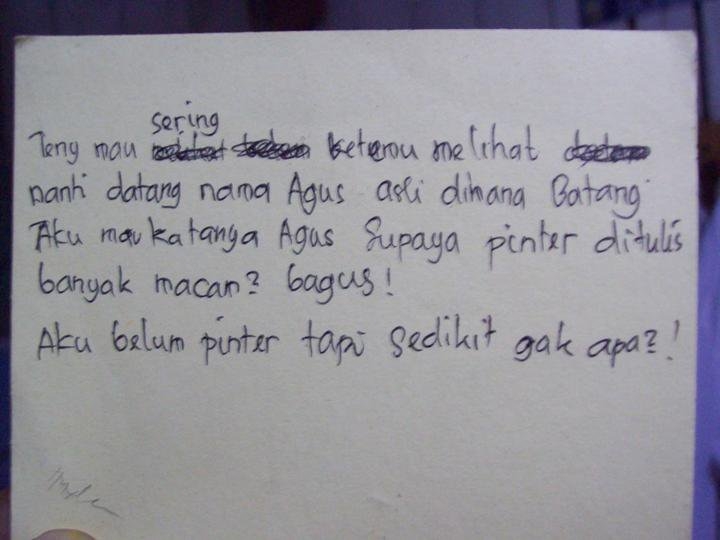 Belajar Menulis dari Teny dan Vivi Belajar Menulis dari Teny dan Vivi