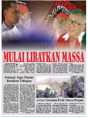 POLEMIK PILGUB LAMPUNG MULAI LIBATKAN MASSA POLEMIK PILGUB LAMPUNG MULAI LIBATKAN MASSA