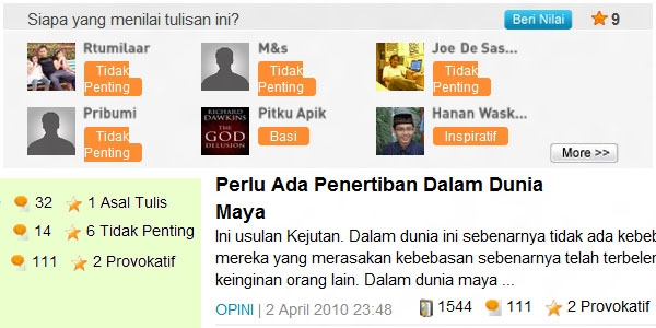 Lucunya Pilihan Vote Kompasiana Lucunya Pilihan Vote Kompasiana