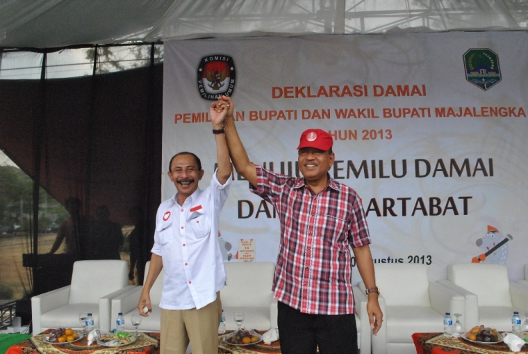 Pilbup Majalengka, Pertarungan Sutrisno-Encang Pilbup Majalengka, Pertarungan Sutrisno-Encang