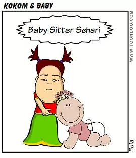 #Komikku, Baby Sitter Sehari