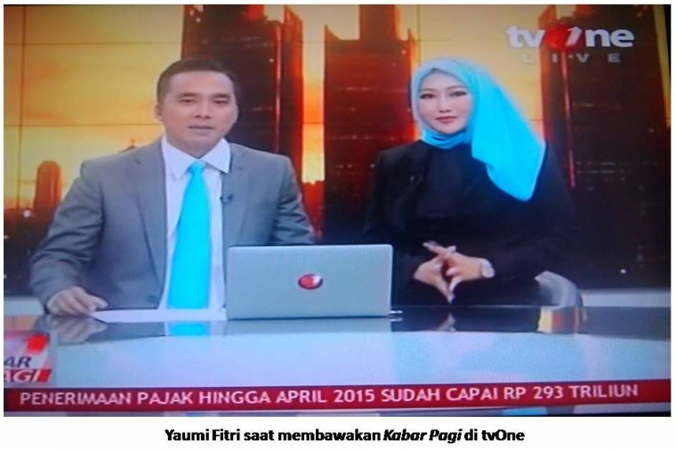 Yaumi Fitri News Anchor Tvone Jurnalis Berhijab Tak Ganggu