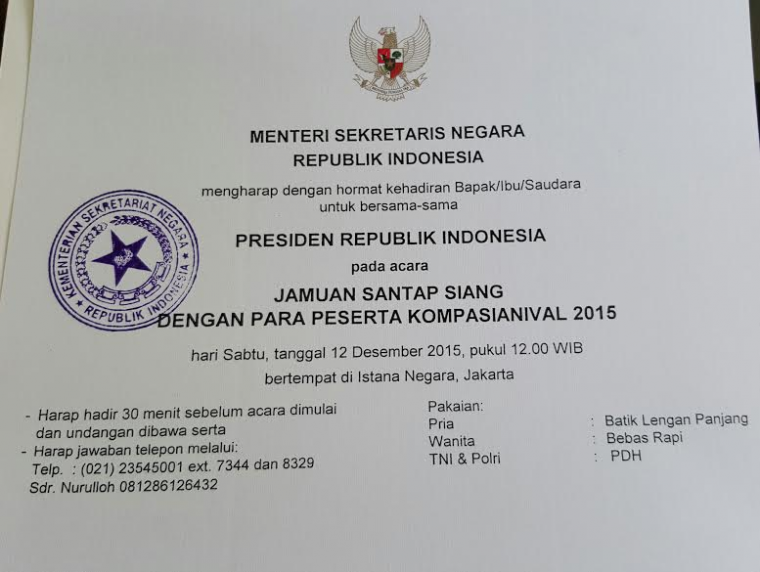 Ada Makan Siang Gratis Di Istana Negara Halaman All