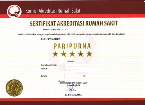 Hasil Akreditasi Rumah Sakit - Homecare24