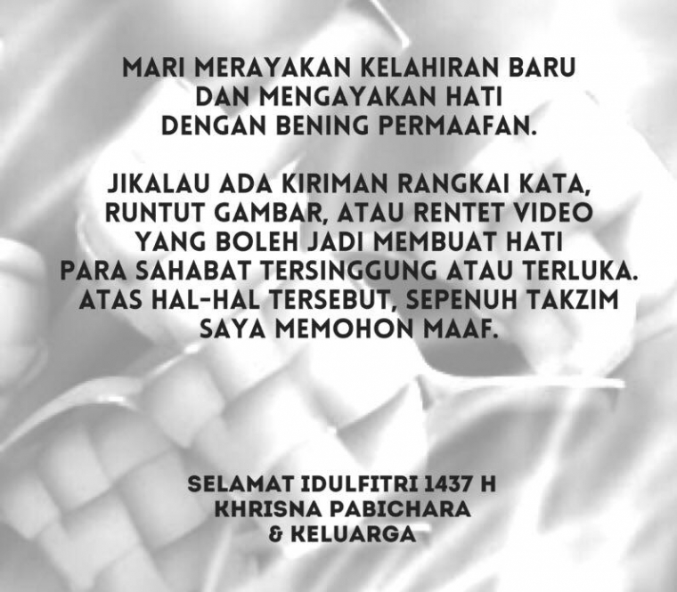 Maaf Lahir Maaf Batin Kompasiana Com