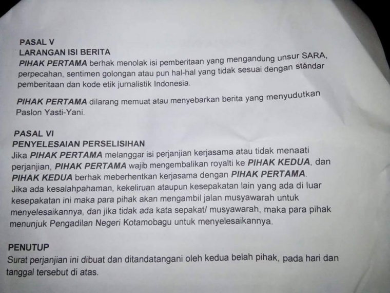 Media Online 3 Juta Versus Pilkada Bolmong Halaman All