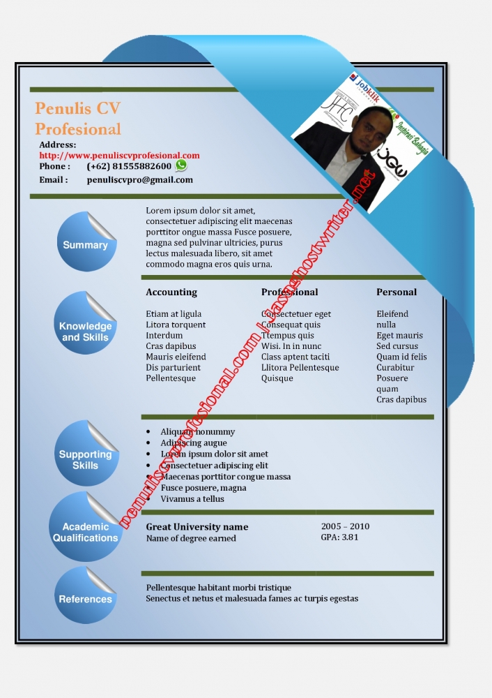 Contoh Curriculum Vitae Apoteker Terbaru Contoh Curriculum Vitae Yang Menarik Untuk Fresh Graduate