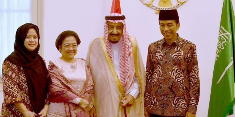 Foto Raja Salman Megawati Cermin Visi Arab Saudi 2030 Kompasiana Com