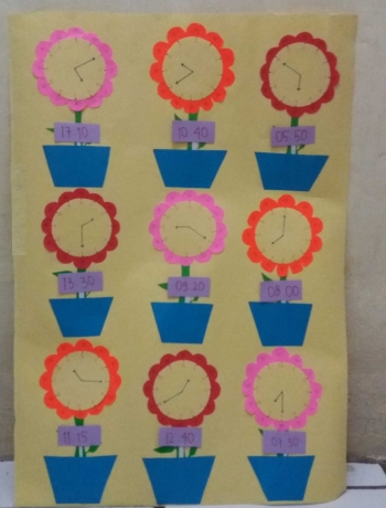 Belajar Sambil Bermain Dengan Bunga Pengukur Waktu Belajar Sambil Bermain Dengan Bunga Pengukur Waktu