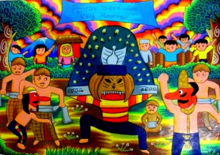 Martias-db21 - Mewarnai Gambar Reog Ponorogo Martias-db21 - Mewarnai Gambar Reog Ponorogo