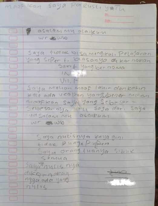 Bikin Surat Izin Sakit Sd