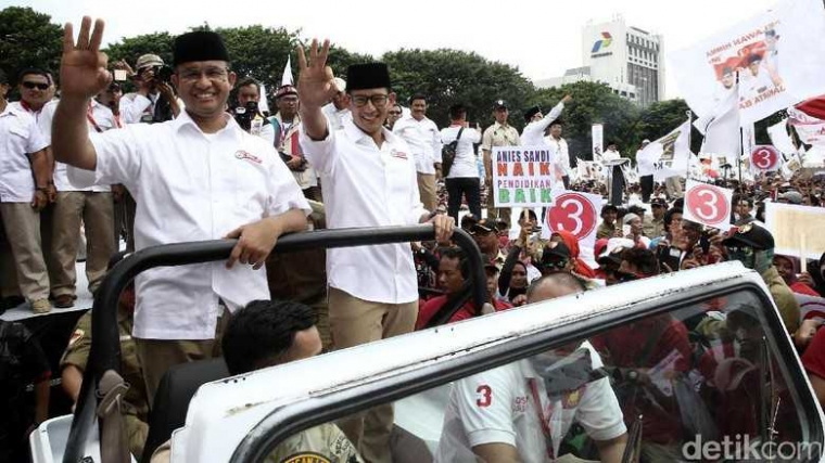 Anies-Sandi "Panggung Politik" Prabowo Menuju Pilpres 2019 