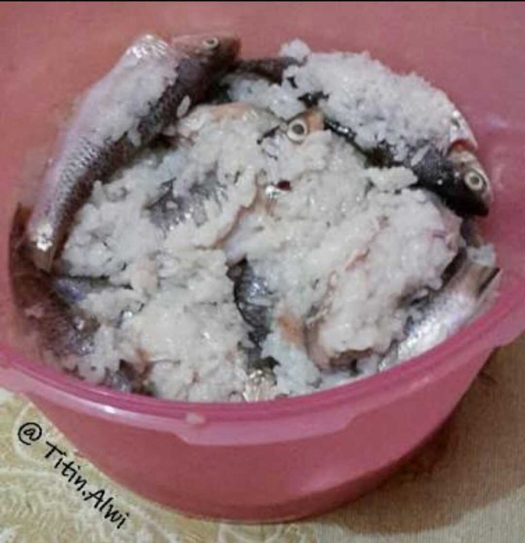 Ilustrasi pembuatan bakasam ikan (foto: Titin Alwi)