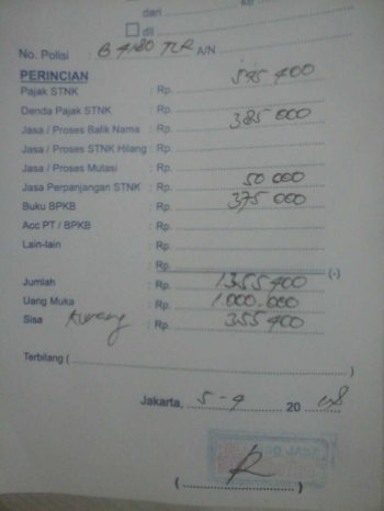 Dikadalin Biro Jasa Untuk Urus Balik Nama Kendaraan Bermotor