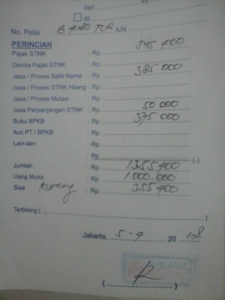 Dikadalin Biro Jasa untuk Urus Balik Nama Kendaraan Dikadalin Biro Jasa untuk Urus Balik Nama Kendaraan