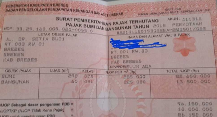 Tiap Tahun Pemilik Tanah Dan Bangunan Harus Bayar Pajak Pbb