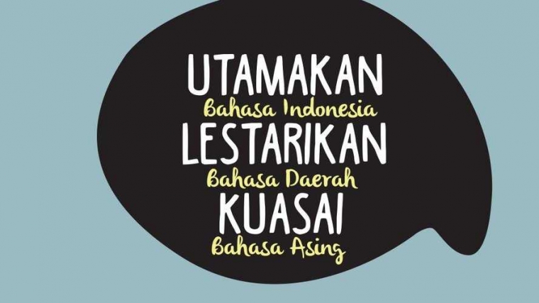 Aku Kamu, Gue Elu, Urang Maneh, Kulo Kowe - Bahasa persatuan, bahasa Indonesia! 