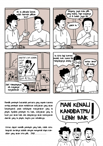 Membongkar Tanda Dan Makna Komik Mari Kenali Kandidatmu Membongkar Tanda Dan Makna Komik Mari Kenali Kandidatmu