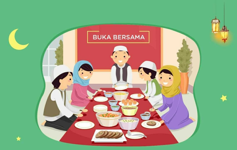 Waktu Pas Buka Puasa Bersama Kerabat Kompasiana com Waktu Pas Buka Puasa Bersama Kerabat Kompasiana com