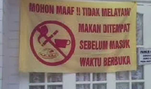 Warung Boleh Buka  atau  Tutup  yang Penting Niatnya Halaman 