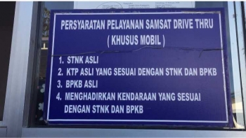 Menjajal Samsat Drive Thru Membayar Pajak Kendaraan Tahunan