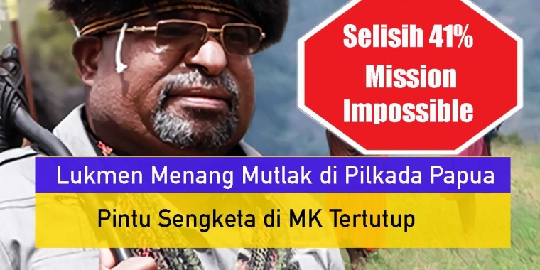 Lukmen Menang Mutlak 70,70% Suara, Menutup Pintu Sengketa di MK