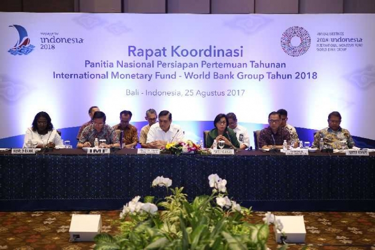 Hasil gambar untuk pertemuan imf-wb 2018 jadikan indonesia pusat perhatian