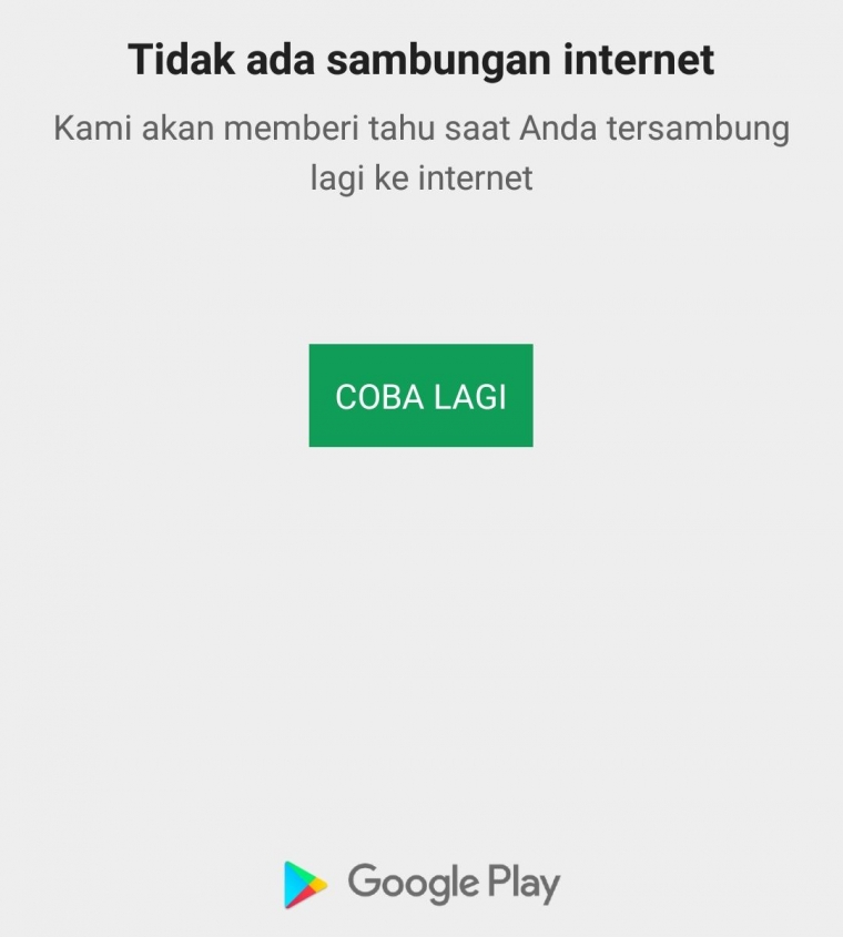 Cara Memperbaiki Google Play Store No Connection Kompasiana Com