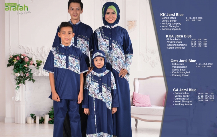 9 Rekomendasi Baju Muslim Seragam Keluarga Untuk Menambah Kekompakan