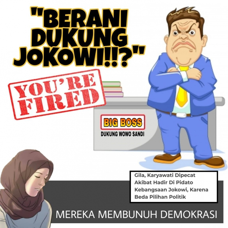 Nurulita, Alami Pemecatan Karena Berbeda Pilihan