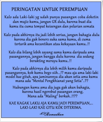 Bidadari Surga Marah Lantaran Istri Poligami Adalah Takdir Facebook