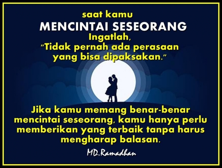 Pengalaman Mencintai Dan Dicintai Akan Membuatmu Lebih Menghargai