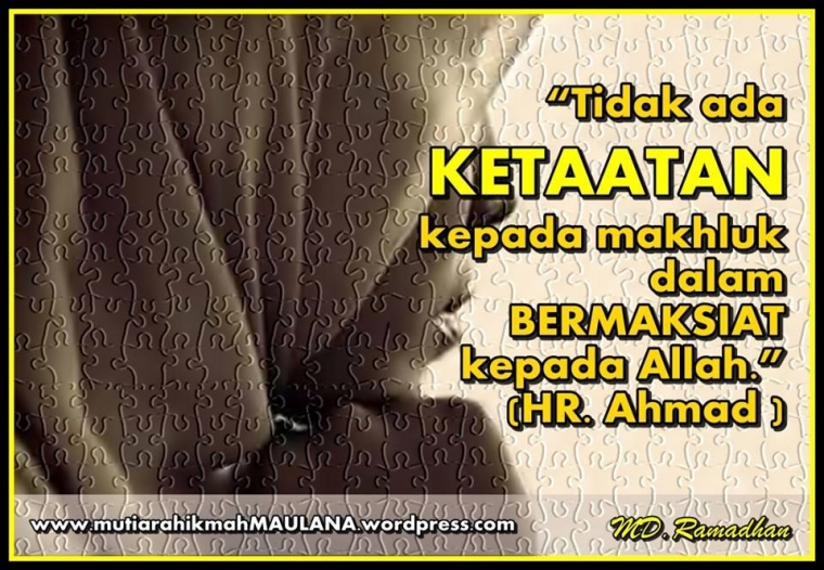 Tidak Boleh Taat Pada Suami Dalam Perkara Maksiat Atau Melanggar