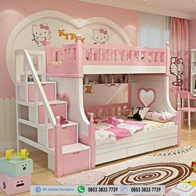 Tempat Tidur Tingkat Minimalis Ranjang Susun Anak 3 Bed Tempat Tidur Tingkat Minimalis Ranjang Susun Anak 3 Bed