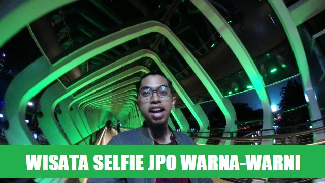 JPO Warna-warni Sudirman, Tempat Wisata Instagramable di Jakarta